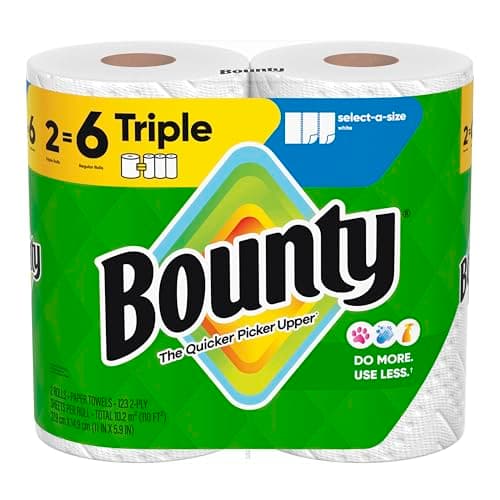 Bounty Select-A-Size Triple Paper Towels 2-Pack for $5.64 w/ Sub & Save + free shipping w/ Prime