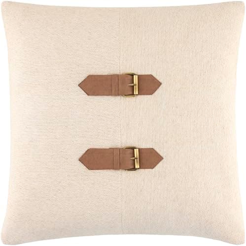Livabliss x Galey Alix Havre M...rt, 20" L x 20" W, Brown/Beige