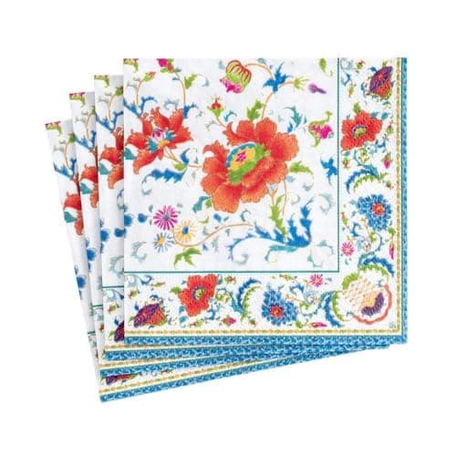 Caspari Chinese Ceramic Paper ...pkins in White, 20 Per Package