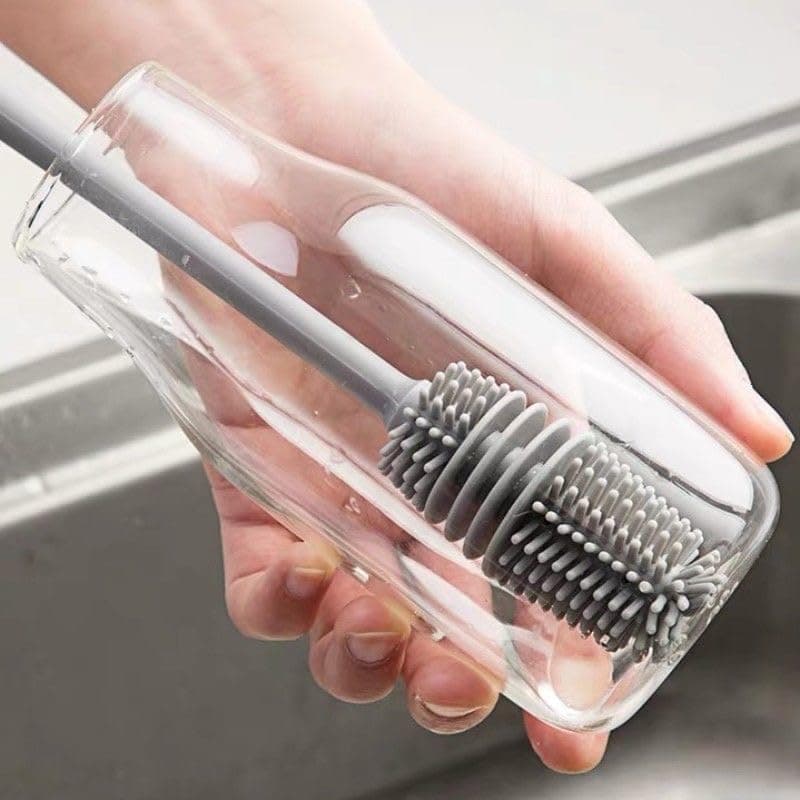Long-Handle Silicone Cup & Bottle Brush for $1 + free shipping w/ $25