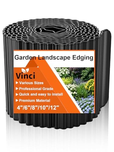 Vinci 8" x 20-Foot Garden Landscape Edging Border for $15 + free shipping w/ Prime