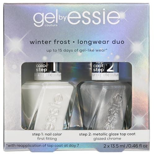 essie Nail Polish, 2 Piece Hol...White and Chrome Shades, 1 Kit