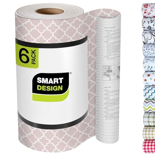 Smart Design Adhesive Shelf Li...er - Kitchen - Chantilly Blush
