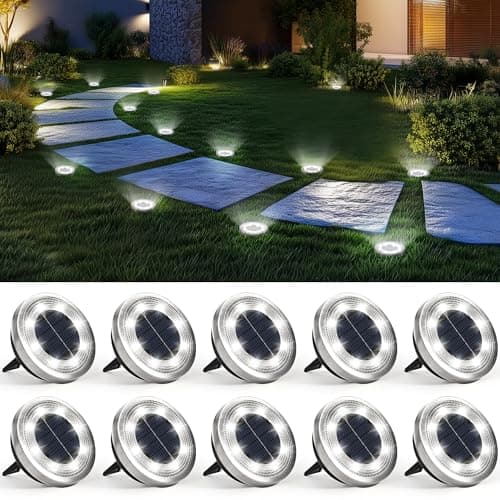 Solpex Outdoor Waterproof Solar Ground Light 10-Pack for $13 w/ Prime + free shipping w/ Prime