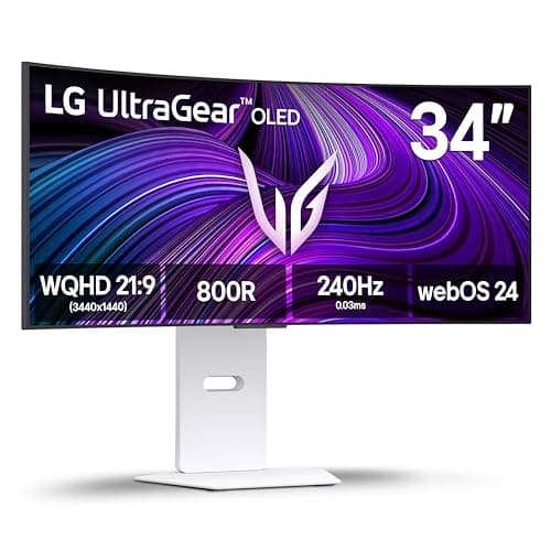 LG 34" UltraGear 3440x1440 WQHD OLED Curved 240Hz Gaming Monitor (White) $658.45 + Free Shipping