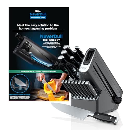 Ninja NeverDull 17-Piece Knife Block Set for $250 + free shipping