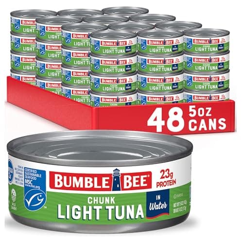 [SnS, AC] $24.81* | 48-Count 5-Oz Bumble Bee Chunk Light Tuna in Water at Amazon