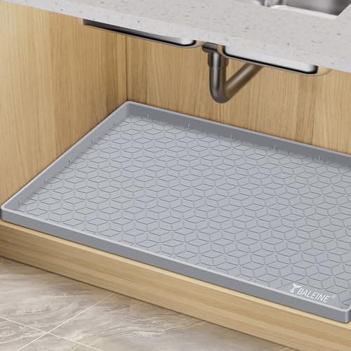 Baleine 34'' × 22'' Under Sink Mat for $10 + free shipping w/ Prime