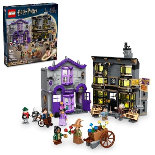 $62.99 | 744-Piece LEGO Harry Potter - Ollivanders & Madam Malkin's Robes (76439, 2024) at Amazon