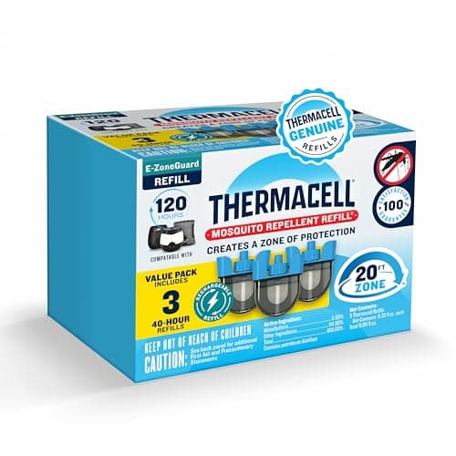 3-pack Thermacell Rechargeable Mosquito Repeller Refill w/ 20' Protection Zone $46.50 + Free Shipping