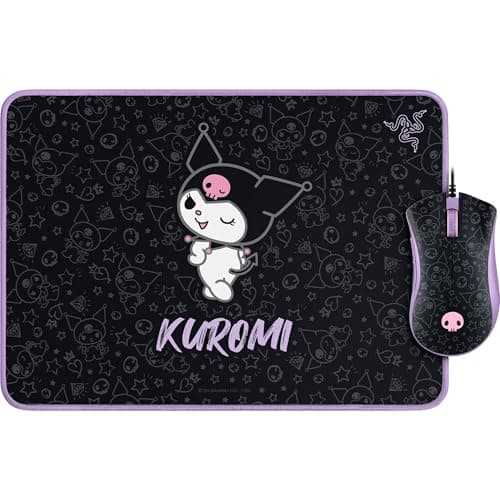 Razer DeathAdder Essential Gam...use Mat Bundle: Kuromi Edition