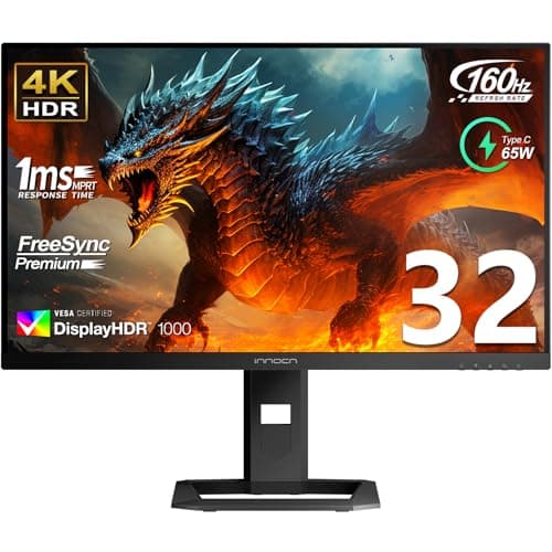 INNOCN 32" Mini LED 4K 160Hz 3840 x 2160P HDR1000 99% DCI-P3, USB Type-C Monitor -38%off (Amazon)