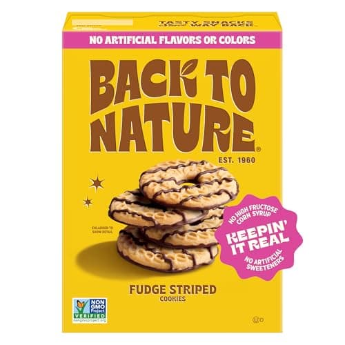 7.7-Oz Back to Nature Fudge Striped Cookies $3.77 w/ S&S + Free Shipping w/ Prime or on orders over $35