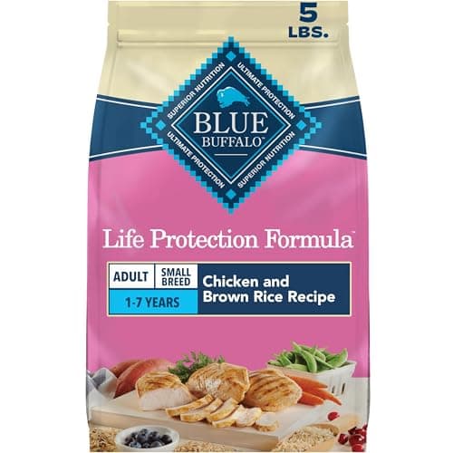 [SnS, AC] $6.12 | 5-Pound Blue Buffalo Life Protection Formula Small Breed Adult Dry Dog Food (Chicken & Brown Rice) at Amazon