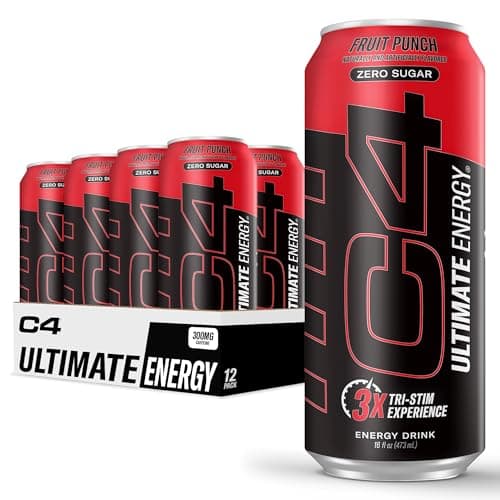 [SnS, AC] $10.25 | 12-Pack 16-Oz Cellucor C4 Ultimate Energy Drink (Fruit Punch) at Amazon (85.4￠ each)