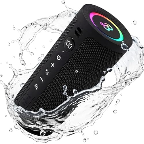 BassBloom Roar 3 20W IPX6 Waterproof Portable Bluetooth 5.4 Speaker (Black) $18.90