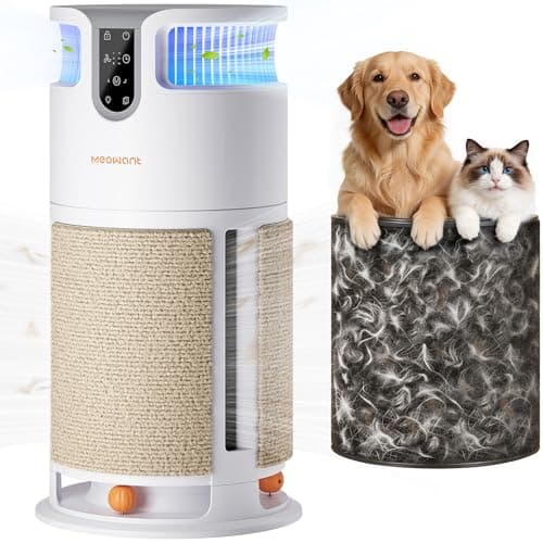 Meowant PA08 Pet U-Shape 360 Degrees H13 HEPA Air Purifier (Up to 3900 Square Ft) $79.99