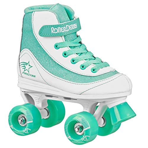 Roller Derby FireStar Youth Gi...ller Skate White/Mint Size J12