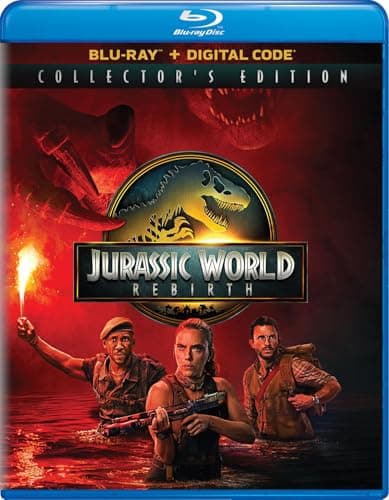 Jurassic World Rebirth Collector's Edition Blu-ray + Digital for $14 + free shipping w/ Prime