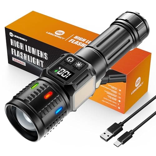 Lesusnicy Rechargeable Flashlights for $11 + free shipping w/ Prime