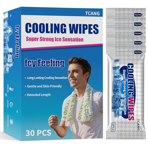 30-Count Tcang Individually Wrapped XL Mint Cooling Body Wipes $6.74 ($0.22 each) w/ S&S & More + Free Shipping w/ Prime or on $35+