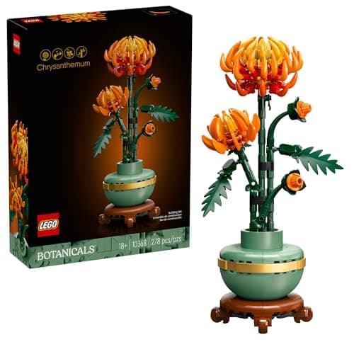 $23.99 | 278-Piece LEGO Icons: Botanical Collection - Chrysanthemum (10368, 2024) at Amazon