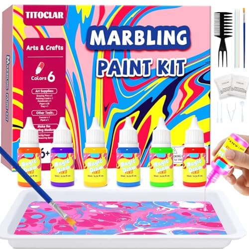 Kids Water Marbling Paint Kit Just $4.99 on Amazon (Fun For Rainy Days)