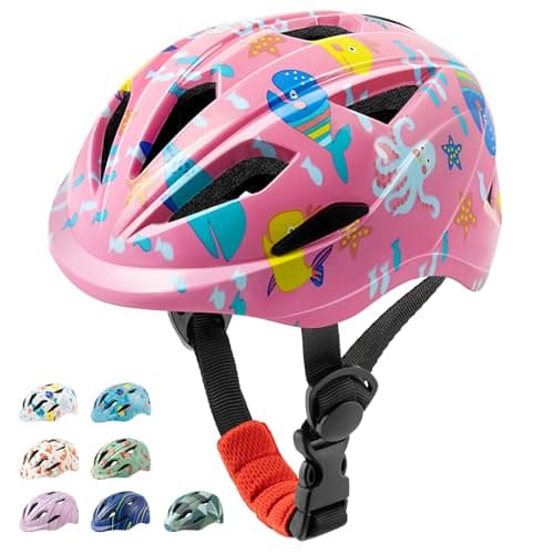 Bike Helmet Toddlers Kids for Gift - Toddler Bicycle Helmets for 2 3 4 5 6 7 8 Year Old Girls Boys - Skate Board Scooter Helmet Ages 3-5 5-8 - Small Size