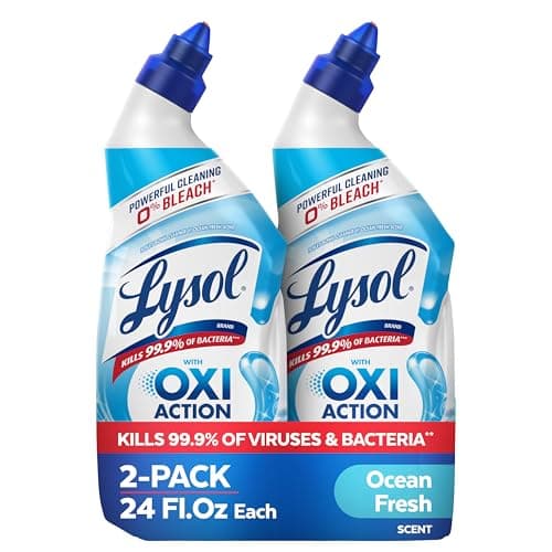 2-Pk 24-Oz Lysol Toilet Bowl Cleaner Gel (Ocean Fresh) $3.55 w/ S&S