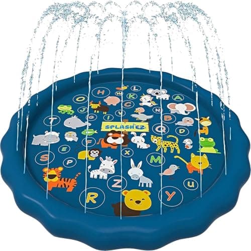 SplashEZ 60" Sprinkler Splash Pad for $20 + free shipping w/ Prime