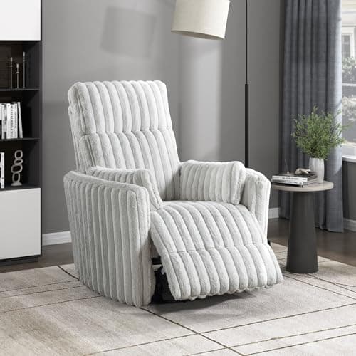 Lexicon Modern Swivel Glider R...ng Room/Office/Apartment, Gray