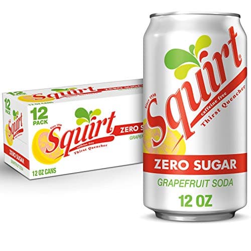 $5* | 12-Pk 12-Oz Squirt Zero Sugar Grapefruit Soda Soft Drink Beverage at Amazon
