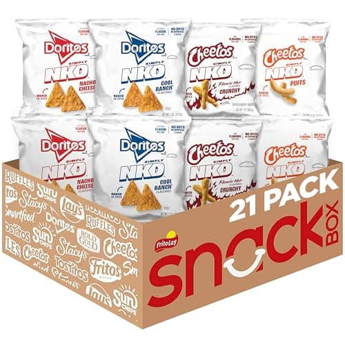 21-Pk Simply NKD Snack Variety Pack $9.75