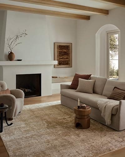 Loloi Nellie Collection NEL-03...Taupe 2'-0" x 3'-0" Accent Rug