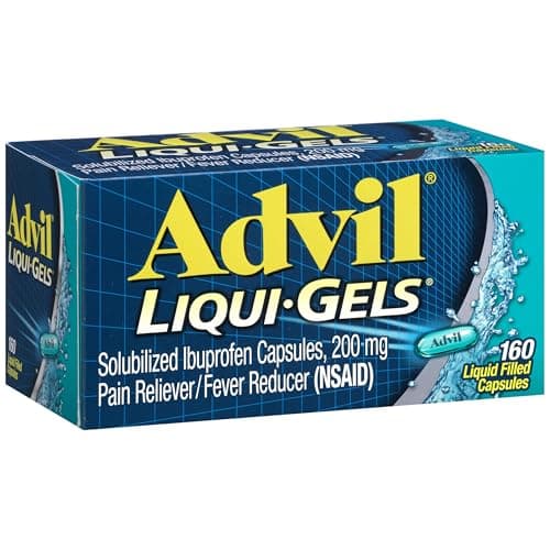 [SnS, AC] $7.99* | 160-Ct Advil Liqui-Gels 200mg Ibuprofen Capsules at Amazon