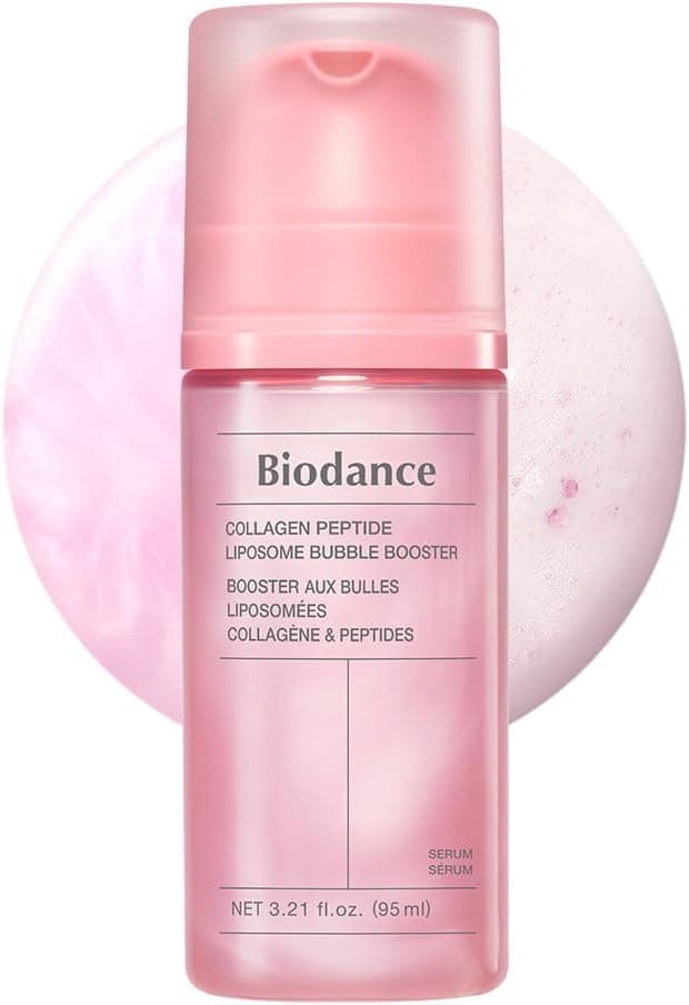 BIODANCE Collagen Peptide Lipsome Bubble Booster, Micro-Bubble Foam Essence for Elasticity and Plumping, Hydration & Skin Prep Boost, Korean Skin Care | 3.21 fl.oz