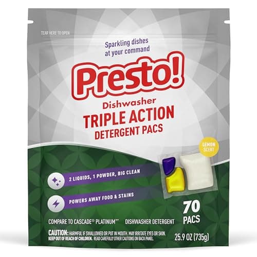 Presto Dishwasher Pacs 70-Count Just $8.54 Shipped for Amazon Prime Members (Reg. $16)