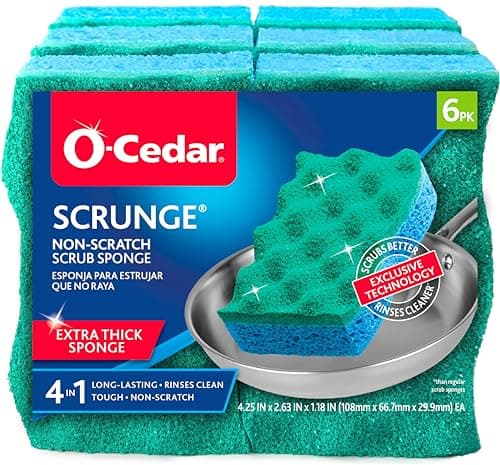 O-Cedar Scrunge 6-Pack for $8.91 via Sub & Save + free shipping w/ Prime