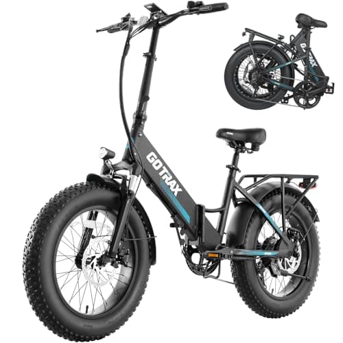 Gotrax R2 20" Folding Electric...ber for Off-Road Bicycle Black