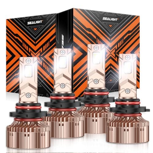 SEALIGHT 9005 9006 Bulbs, 100,...pan IP68 Waterproof, Pack of 4