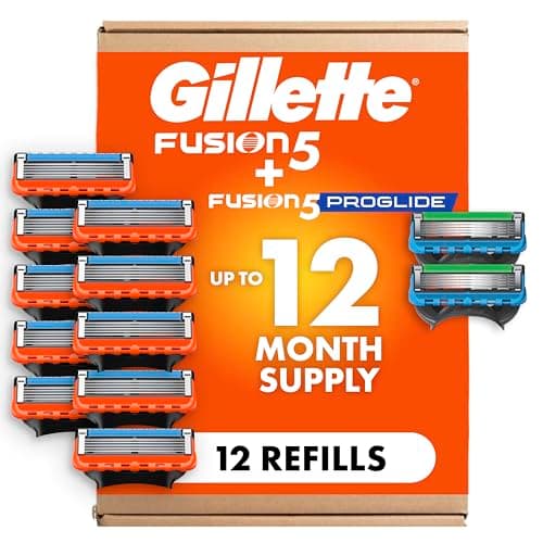 Gillette Fusion5 & ProGlide Men's Razor Blade Refills 12-Count Variety Pack for $34 + free shipping w/ Prime
