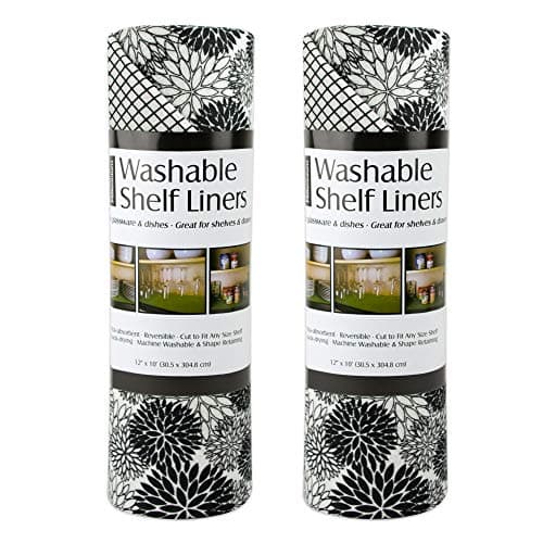 DII Fridge & Shelf Liner Colle..., 12x20, Black Dahlia, 2 Piece