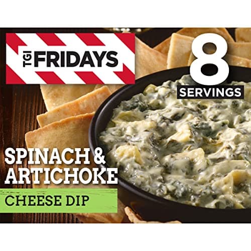 TGI Fridays Spinach & Artichok...ese Dip Frozen Snack, 8 oz Box