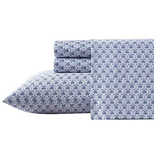 Laura Ashley - Queen Sheet Set... Fitted Sheet (Rosemarie Blue)