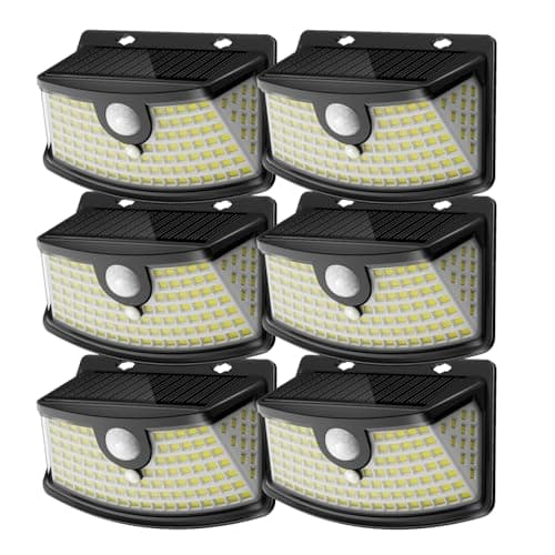 Solar Motion Sensor Light 6-Pack for $20 + free shipping w/ Prime