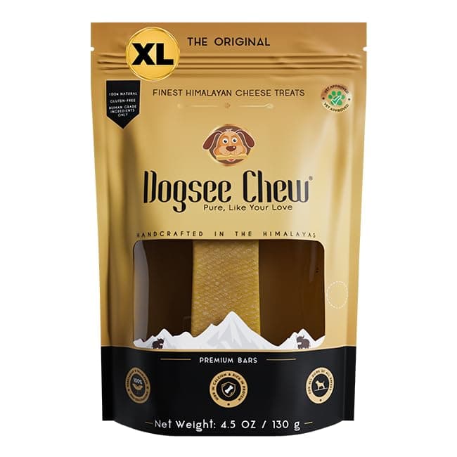 Dogsee Himalayan Yak Chews (Monster/XL- 1 Chew) .100% Natural, 60% Protein, Dog Treats for Large Breed Dog Chews for Dogs Over 55 lbs