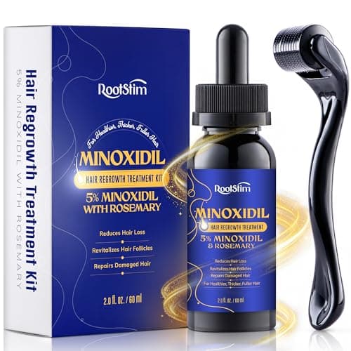 5% Minoxidil Hair Growth Serum for Men Women, with Rosemary &Biotin, Hair Loss Treatment Extract Support Thicker Fuller Healthier Hair Texture - 2 Fl Oz