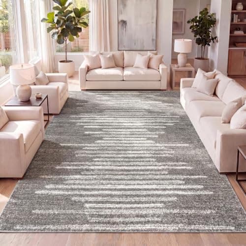 JONATHAN Y Aya Berber Stripe G...ndly, Non-Shedding (MOH205B-4)