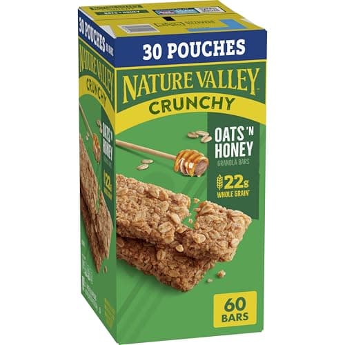 [SnS] $8.12* | 30-Pack 1.49-Oz Nature Valley Crunchy Granola Bars (Oats 'n Honey) at Amazon