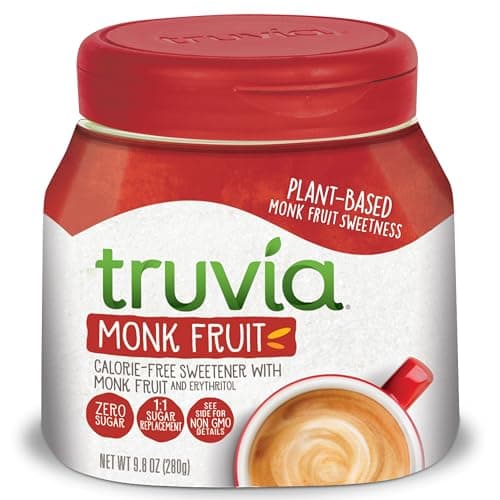 Truvia Calorie-Free Sweetener ...poonable, 9.8 oz Monkfruit Jar